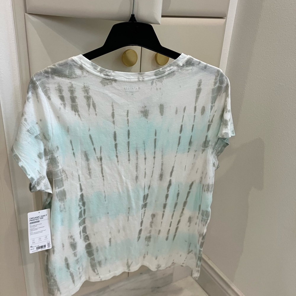 Athleta Women's Tie-Dye Top - Blue and Gray - Picture 2 of 4